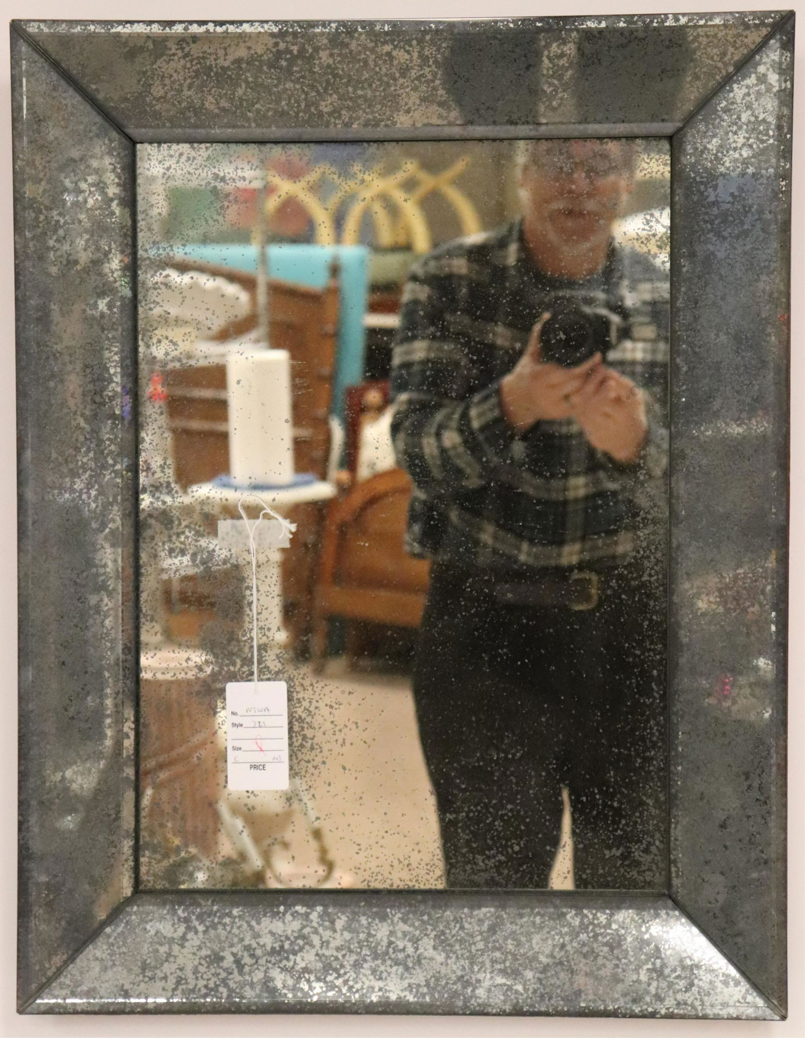 Midcentury Bevelled Mirror, circa 1950 (1 of 3)