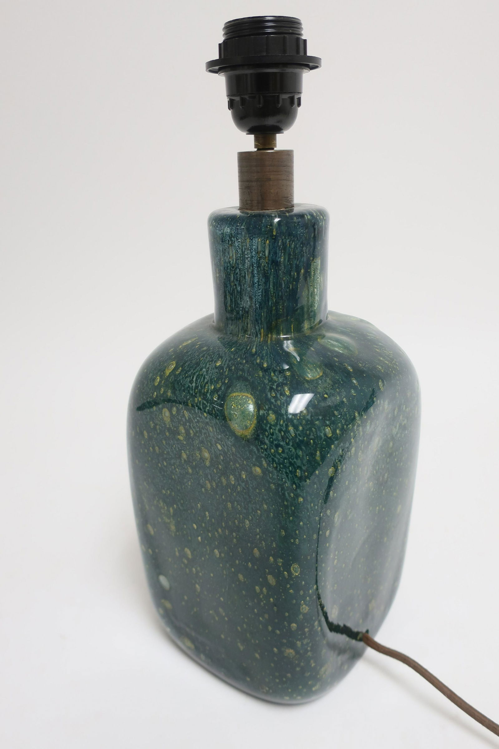 Barovier and Toso Green Glass Lamp (1 of 5)