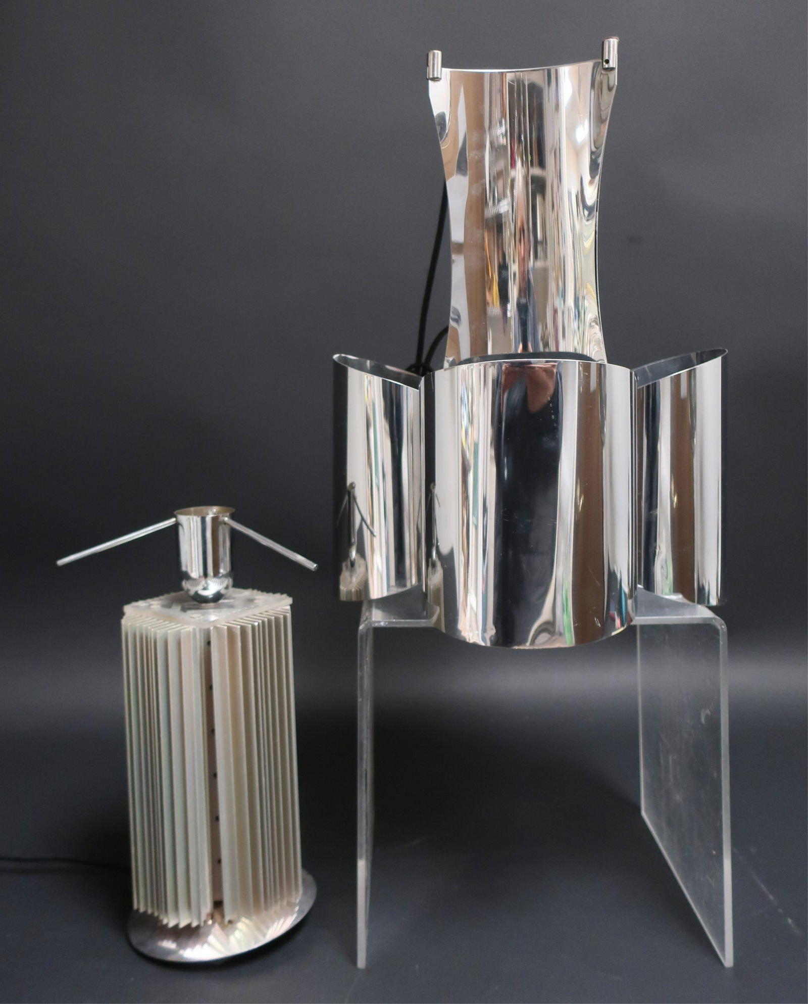 Machine Age Vented Lamp & Scarpa Style Lamp (1 of 6)