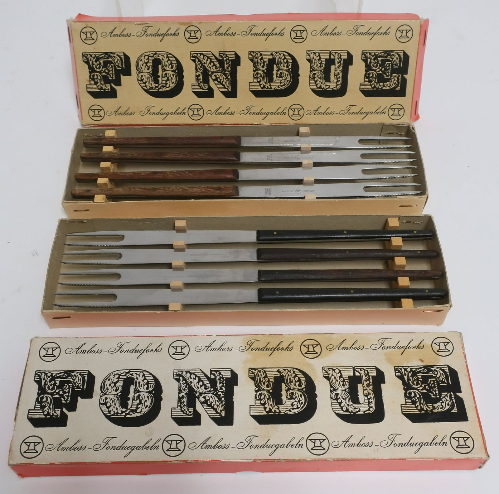 Carl Aubock Two Fondue Fork Sets, by Amboss (1 of 4)