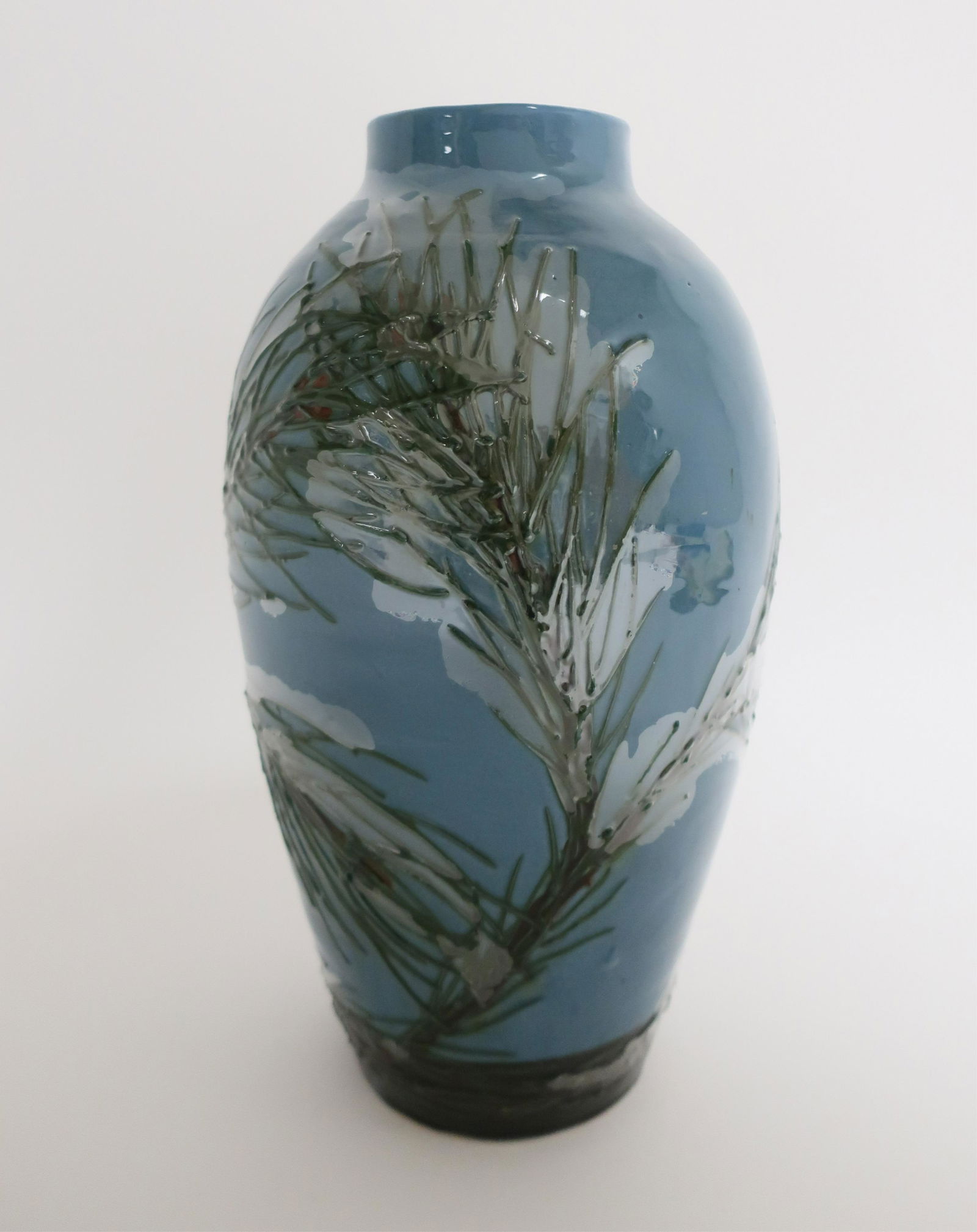 Max Laeuger, 1864-1952, Steel Blue Vase (1 of 5)