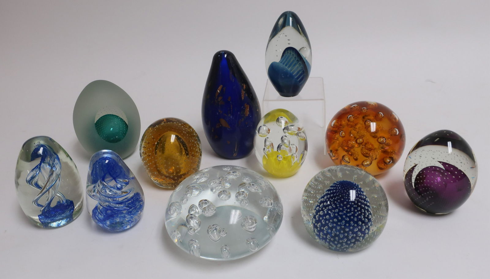 Large Glass Paperweights (1 of 6)