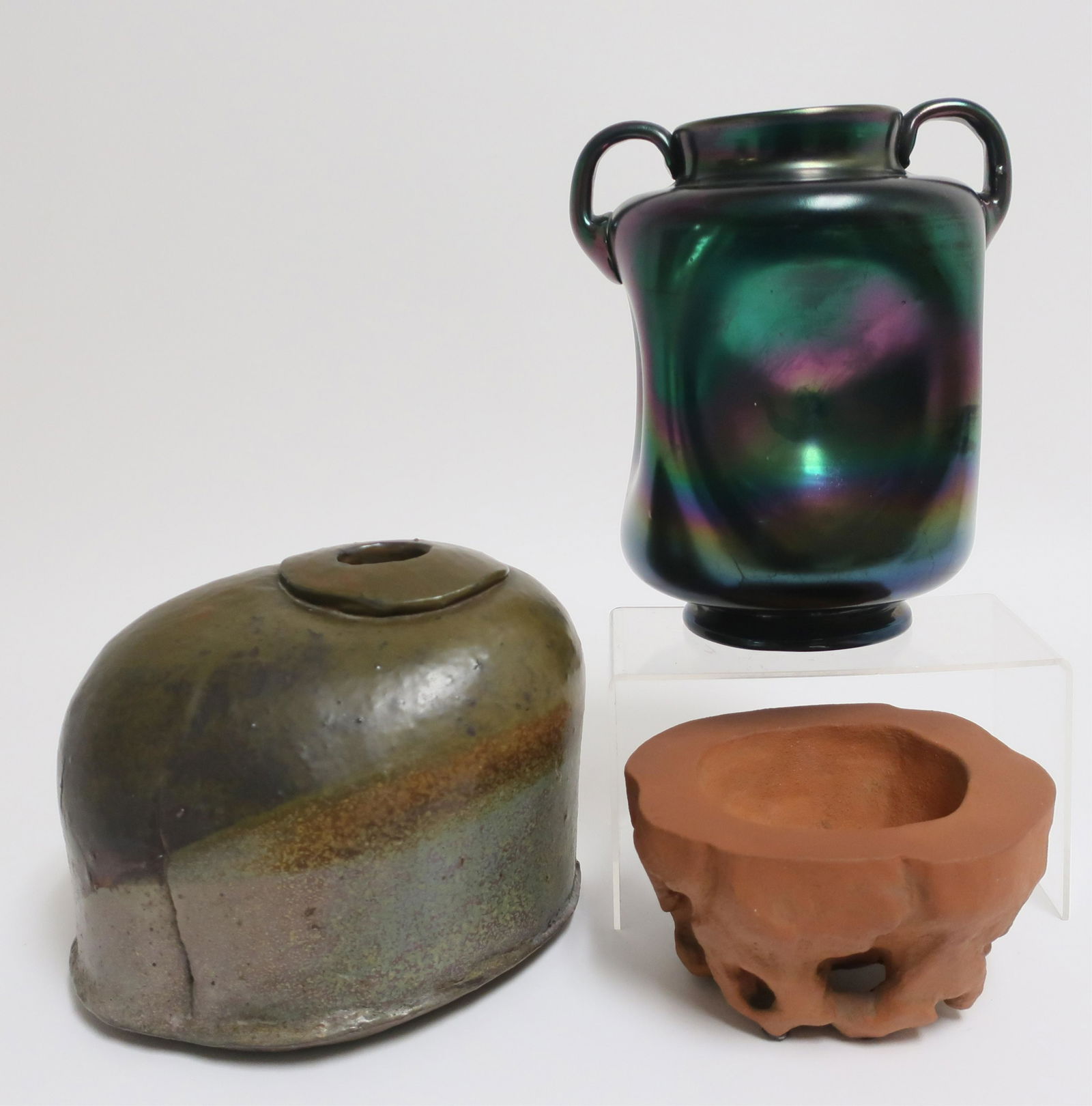 Two Modernist Vases & Bowl (1 of 6)