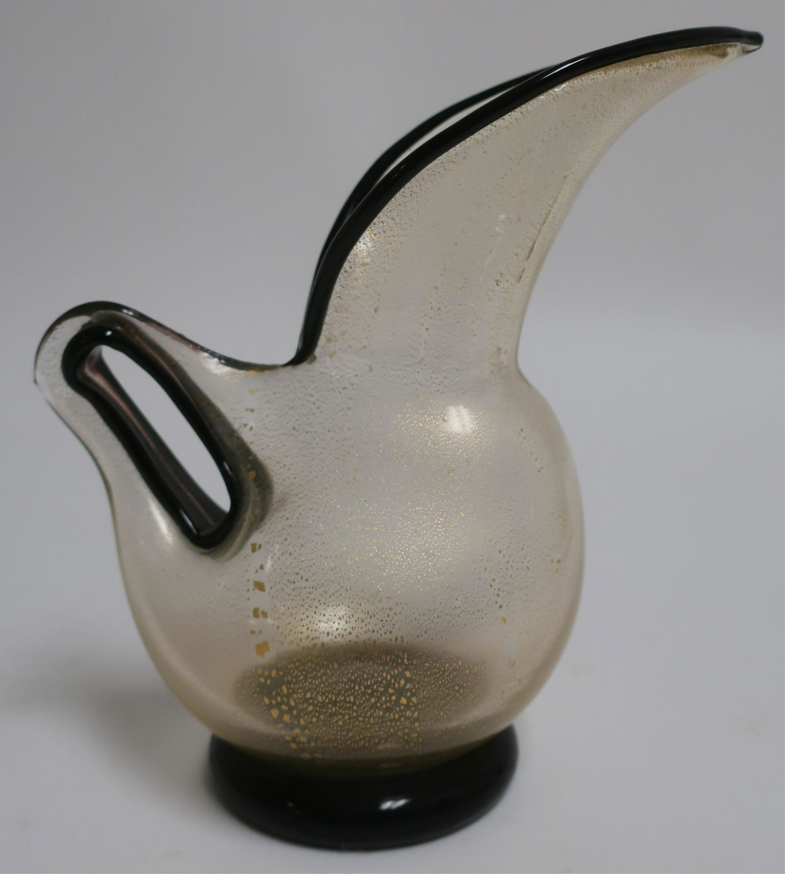 Barovier Gilt & Amethyst Glass Pitcher, c.1950 (1 of 7)