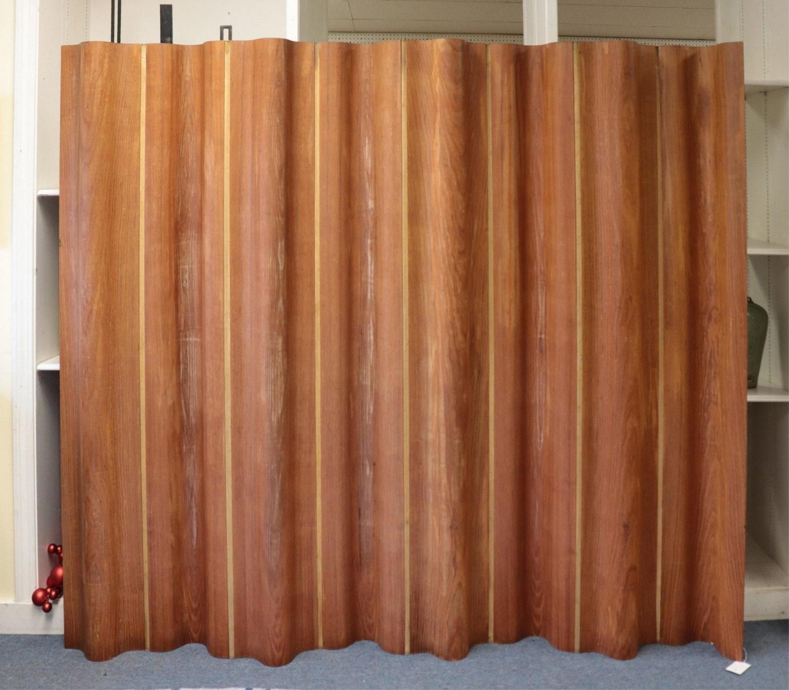 Charles and Ray Eames Walnut Room Divider: Charles and Ray Eames Walnut Room Divider (NJWA271)(MS) Dimensions: 68" H x 78" W Property from the Estate of an Important New York Modernism Dealer.