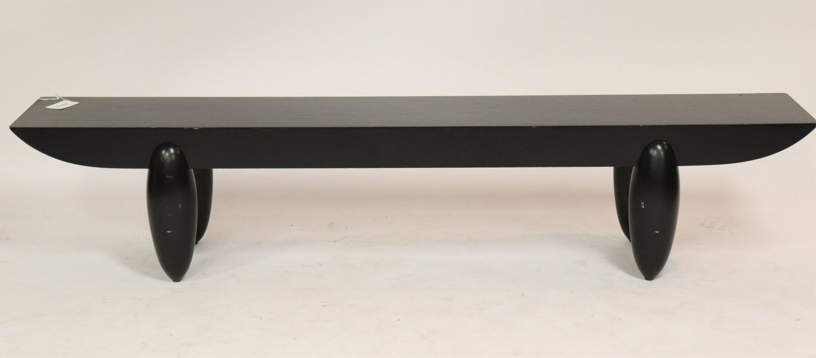 Christian Liagre at Holly Hunt Black Pirogue: Bench (EBAZ1160)(MS) Dimensions: 14.75 x 72 W x 16.5 D