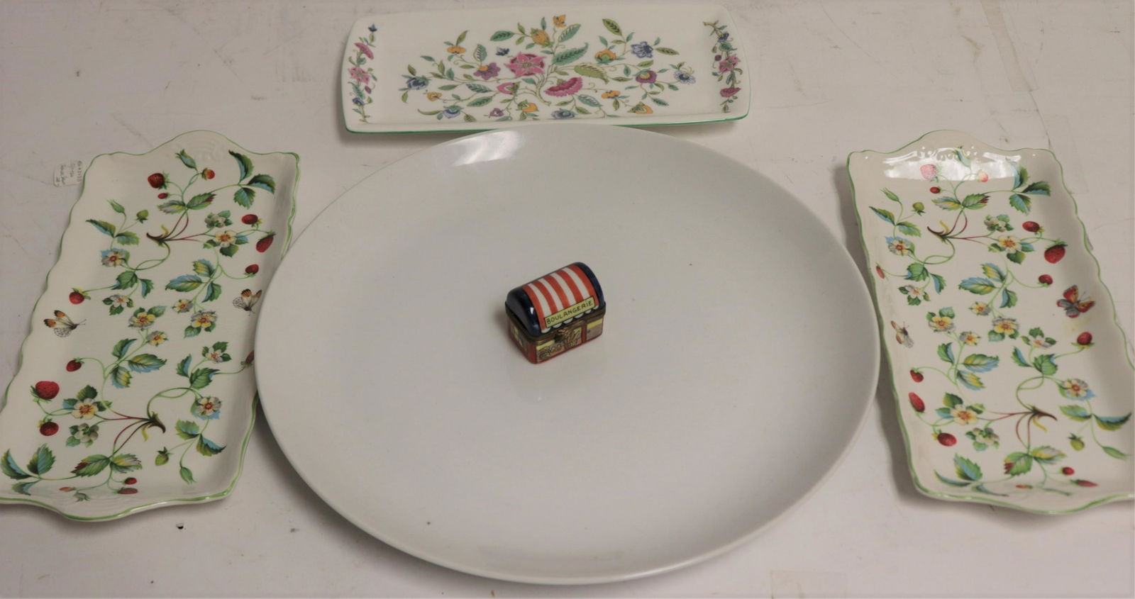 5 Porcelain Pieces, Limoges, Tiffany, Minton (1 of 5)