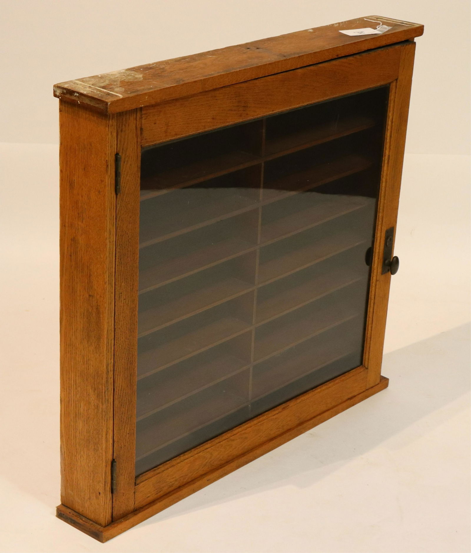 Oak/Glass Arts and Crafts Style Display Case (1 of 3)