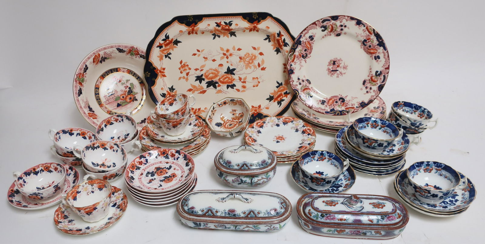 Imari Styled Assorted Partial Porcelain Services (1 of 2)