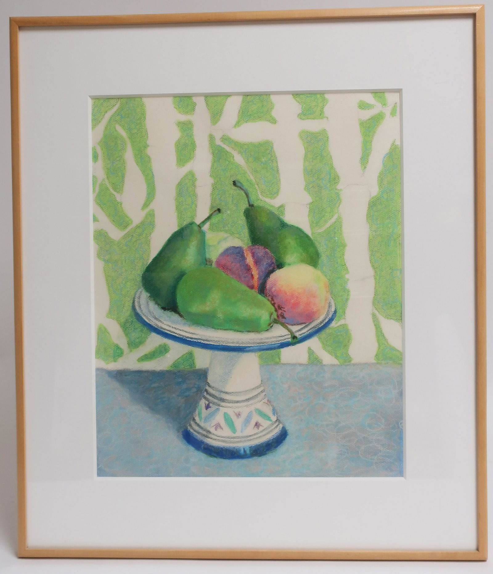 Contemporary Still Life of Pears & Peaches (1 of 4)