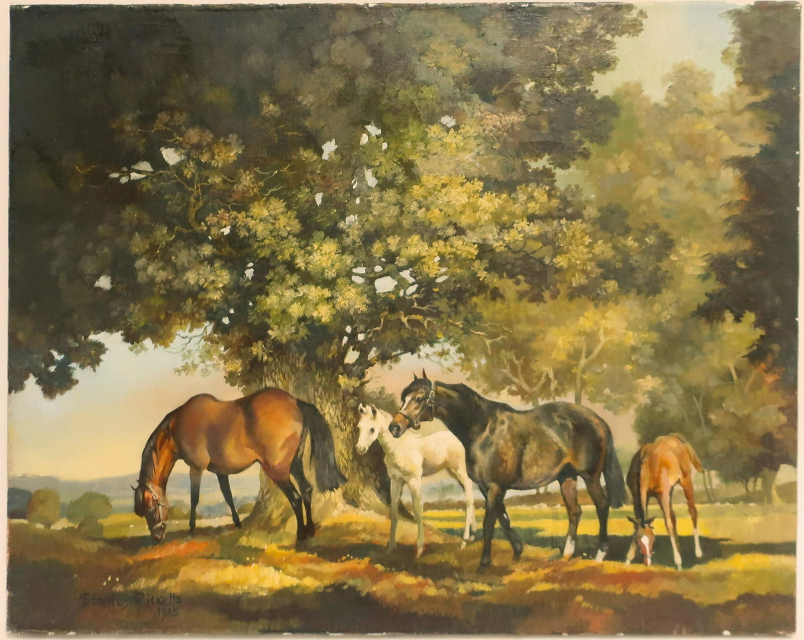 Joy Stanley Ricketts - Gazing Horses, 1985 (1 of 1)