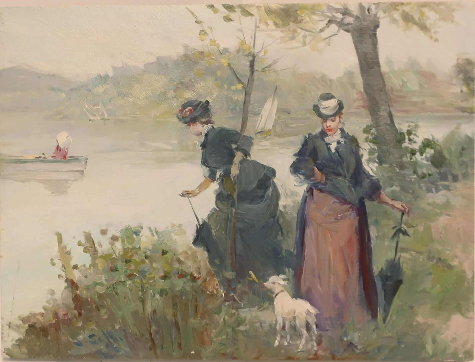 Juan de la Cruz Soler - At the Lake O/C (1 of 1)