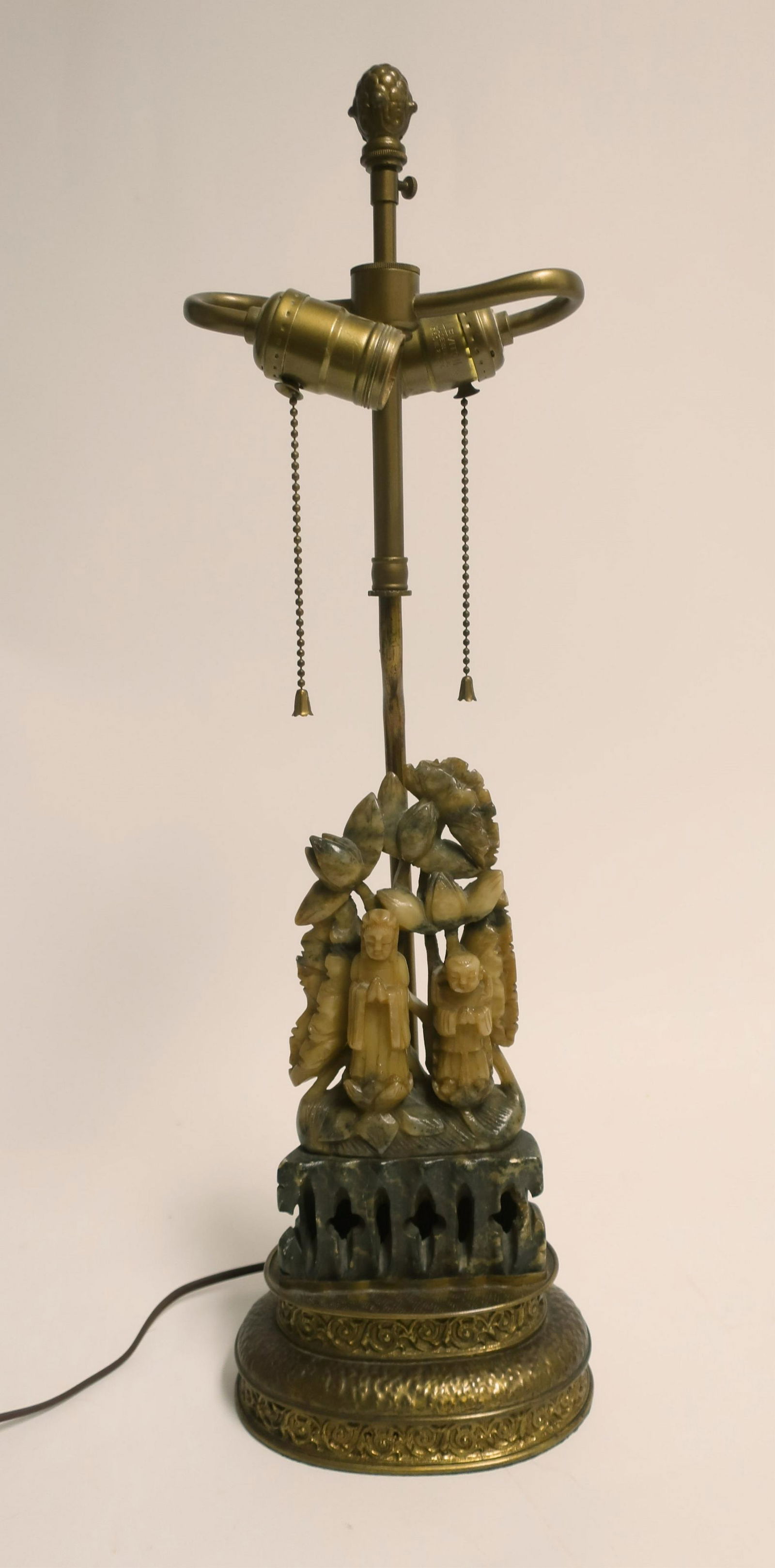 Chinese Carved Soapstone Group (1 of 2)