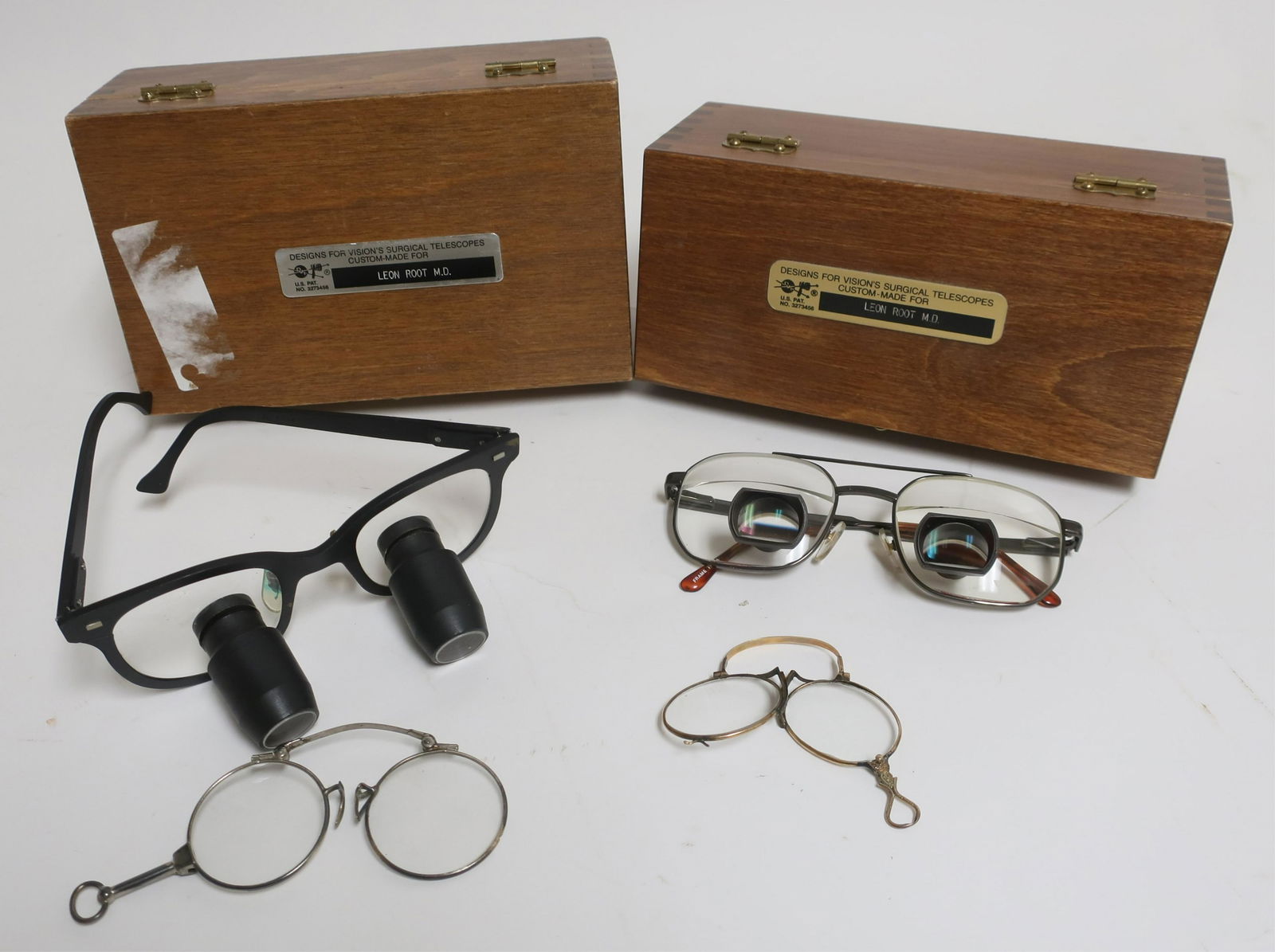 2 Pr. Surgical Telescopes & Folding Glasses (1 of 1)
