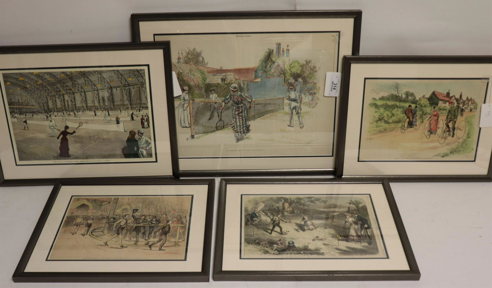 5 Sporting Prints, Harper's Weekly & Others (1 of 3)