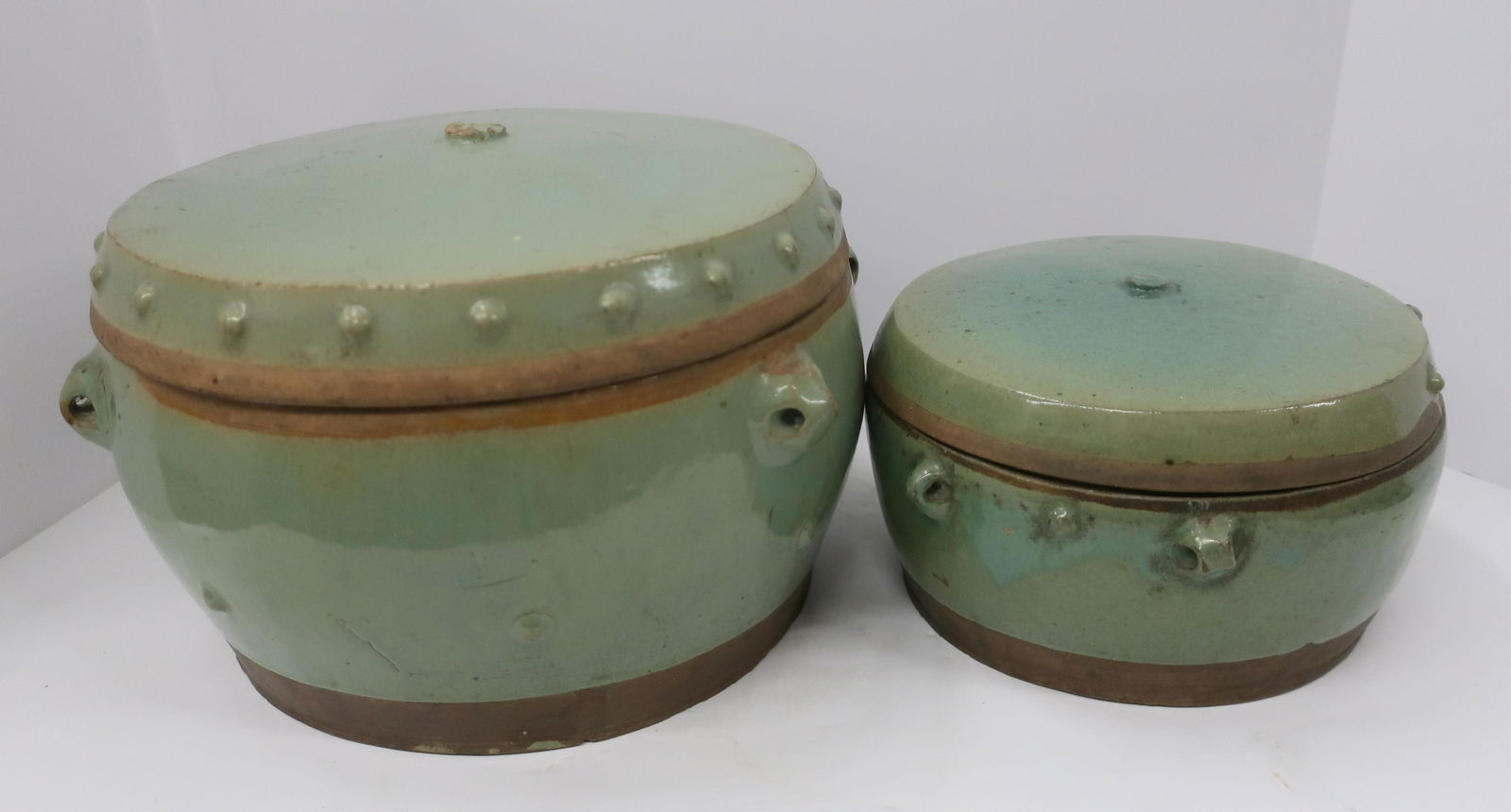2 Chinese Style Ceramic Casseroles (1 of 2)