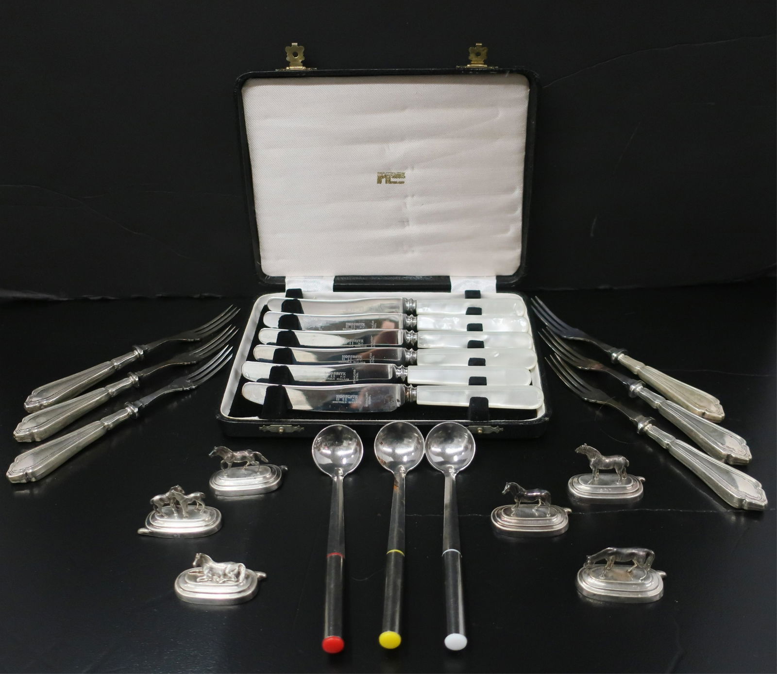 Various Cutlery, MOP, Continental Silver (1 of 1)