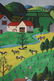 Pair American New England Folk Art Paintings - 5