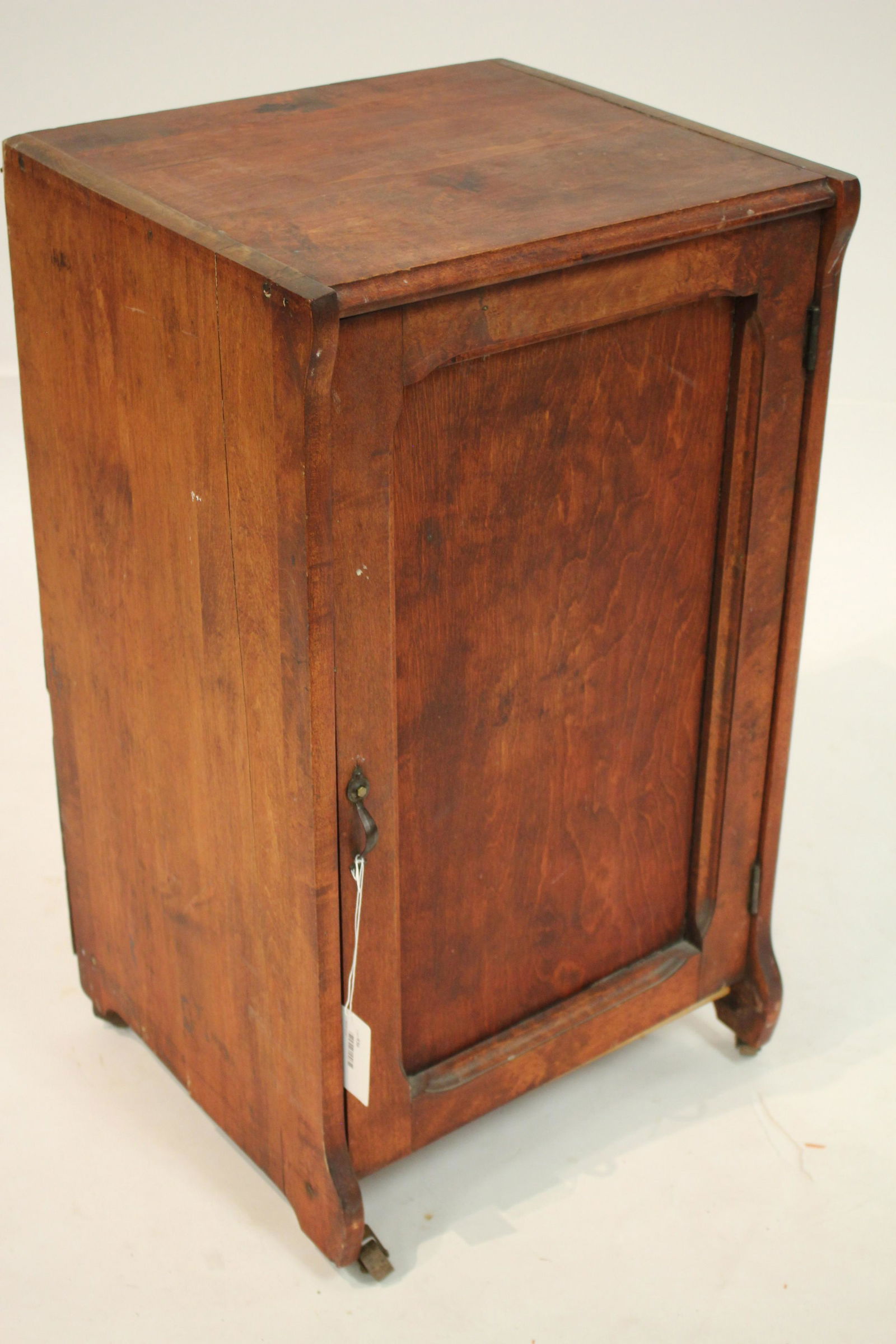 Victorian Stained Cherry Side Cabinet (1 of 2)
