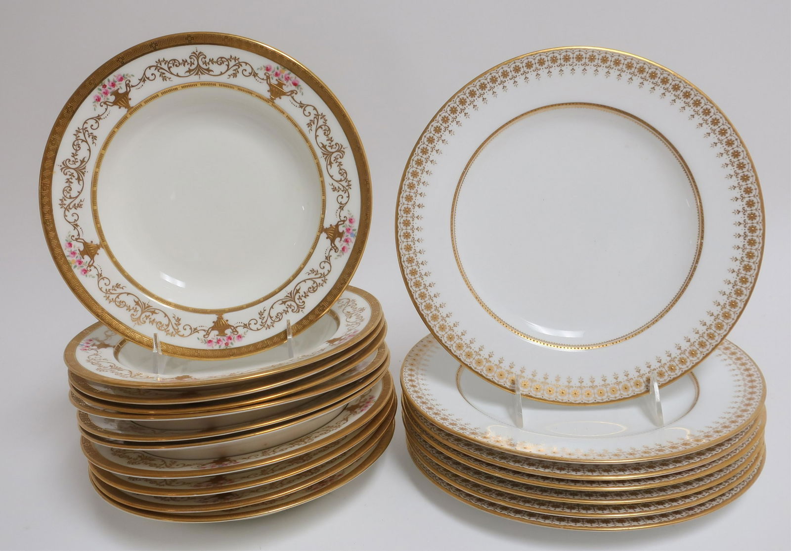 11 Aynsley Soup Plates & 7 Spode Plates (1 of 5)