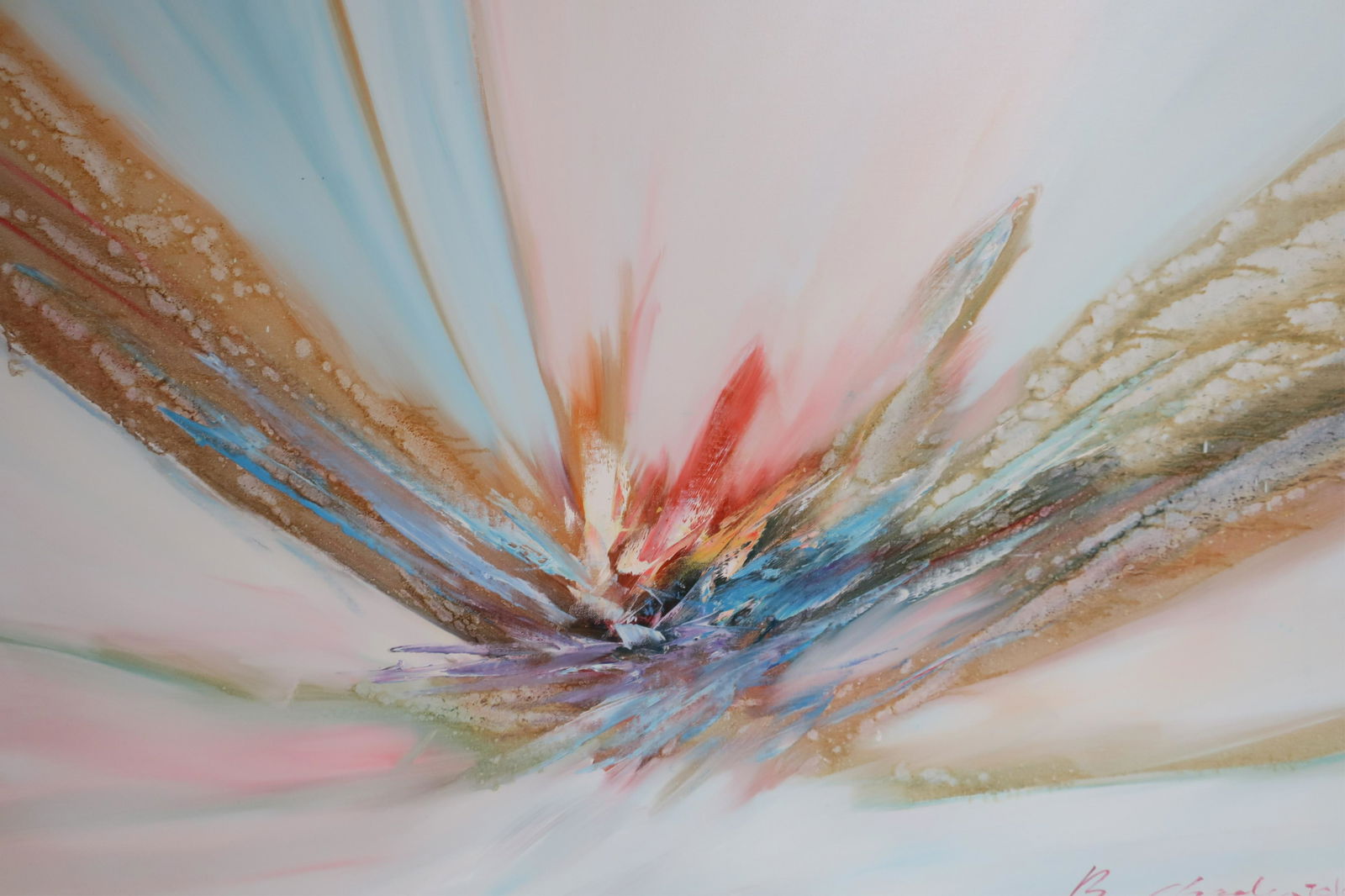 Color Burst - Abstract, O/C (1 of 4)