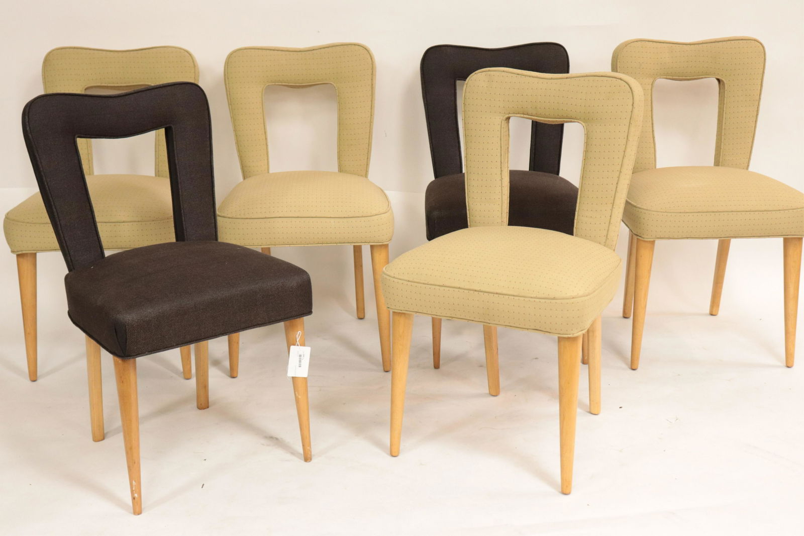 Set of 6 Mid Century Maple Side Chairs (1 of 4)