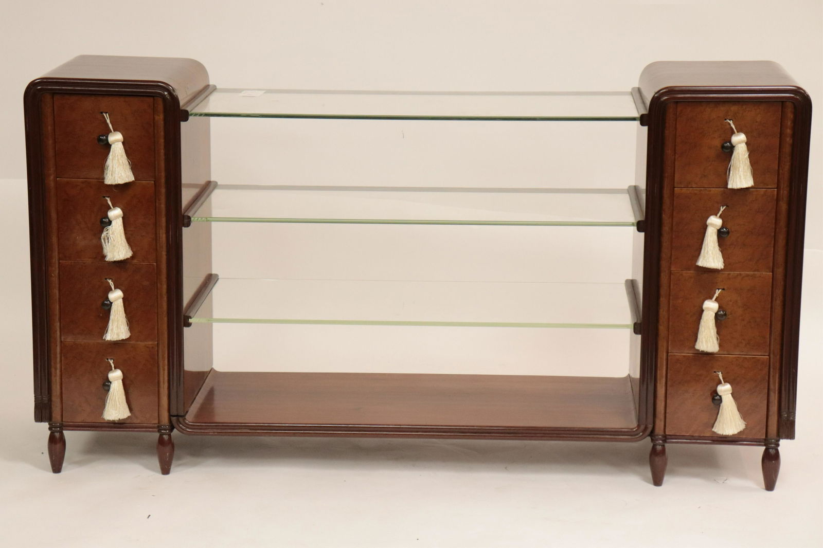 Art Deco Bird's Eye Maple & Rosewood Console (1 of 4)