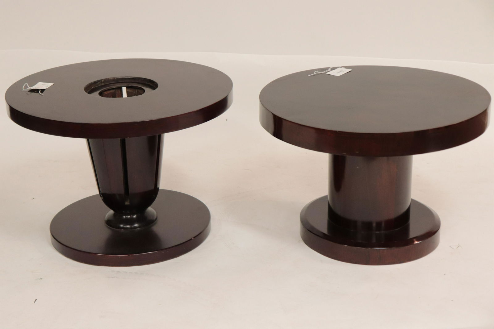 Tovar Art Deco Mahogany Circular End Tables (1 of 5)