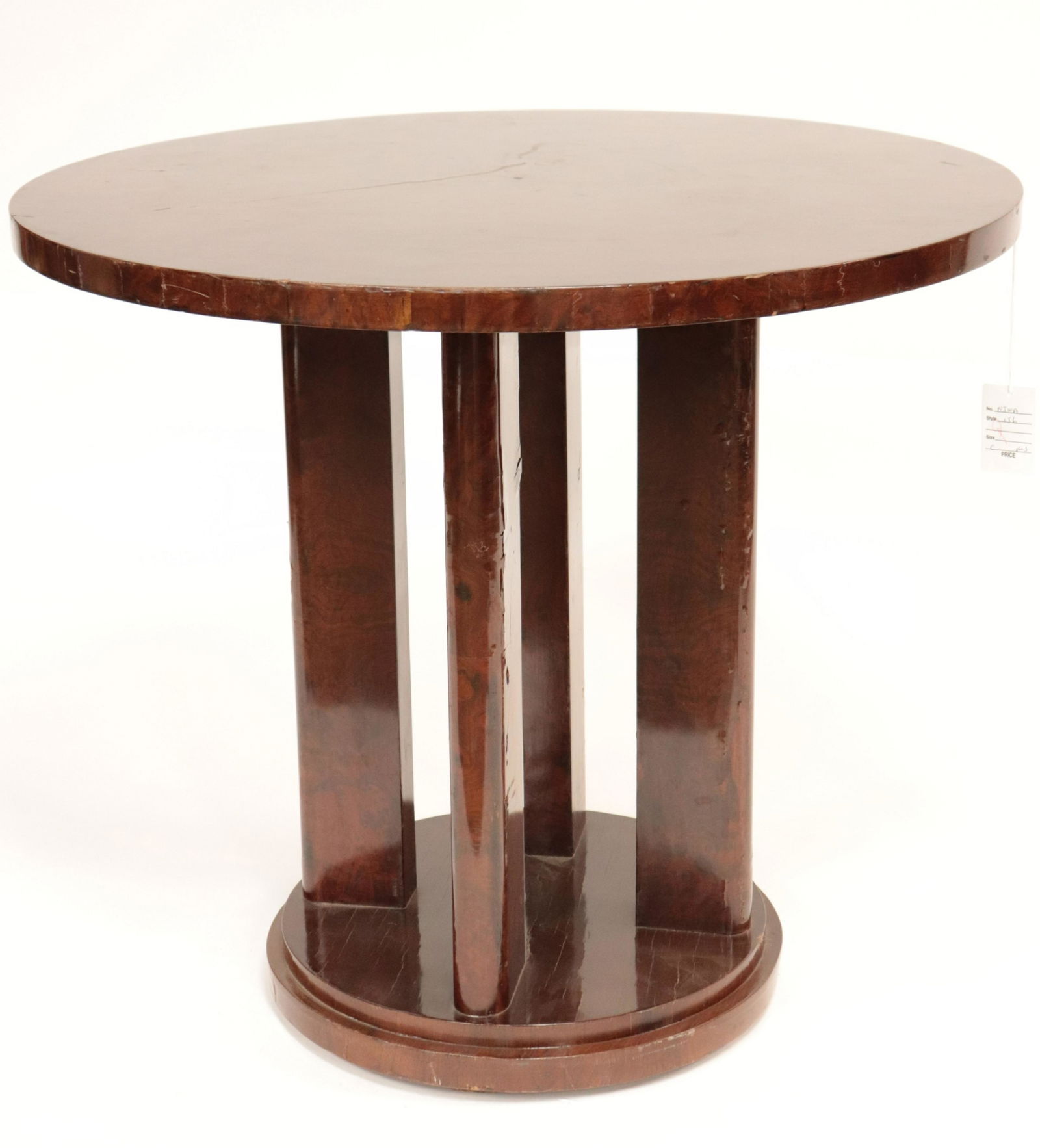 Art Deco Mahogany Side Table, circa 1930 (1 of 4)
