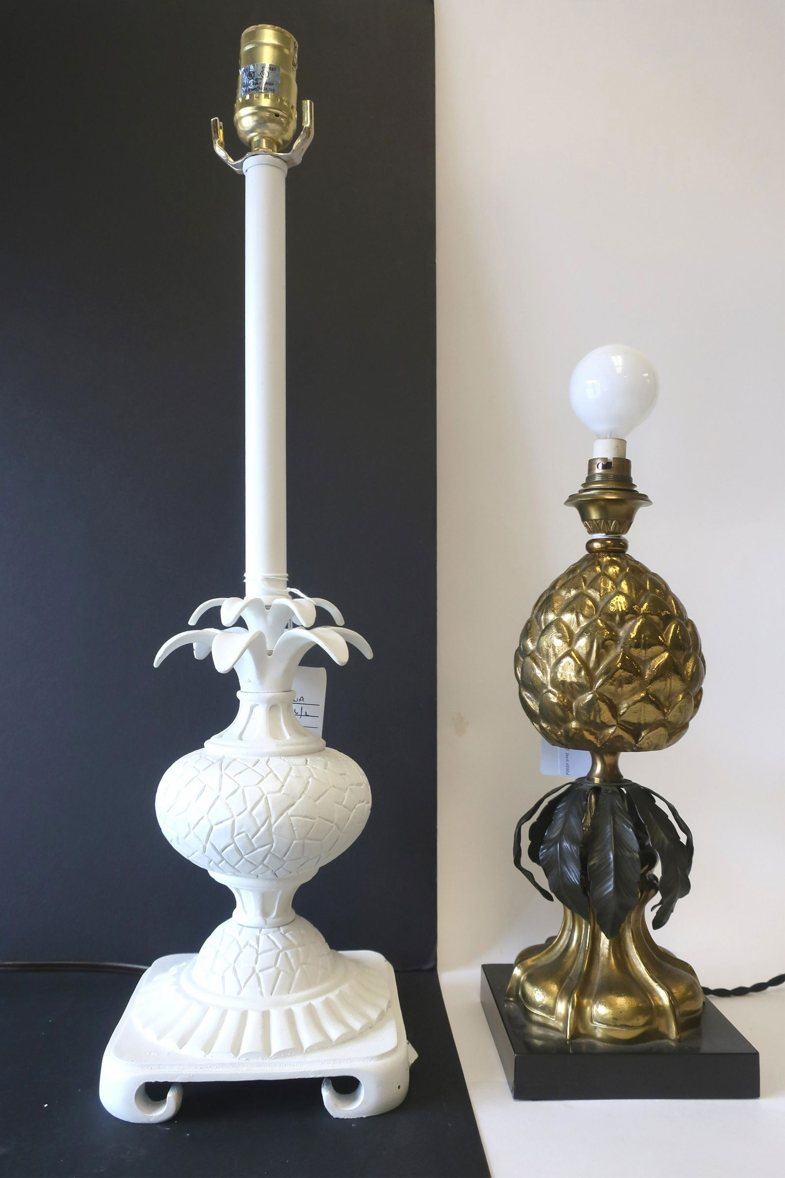 2 Maison Charles Style Metal Lamps (1 of 6)