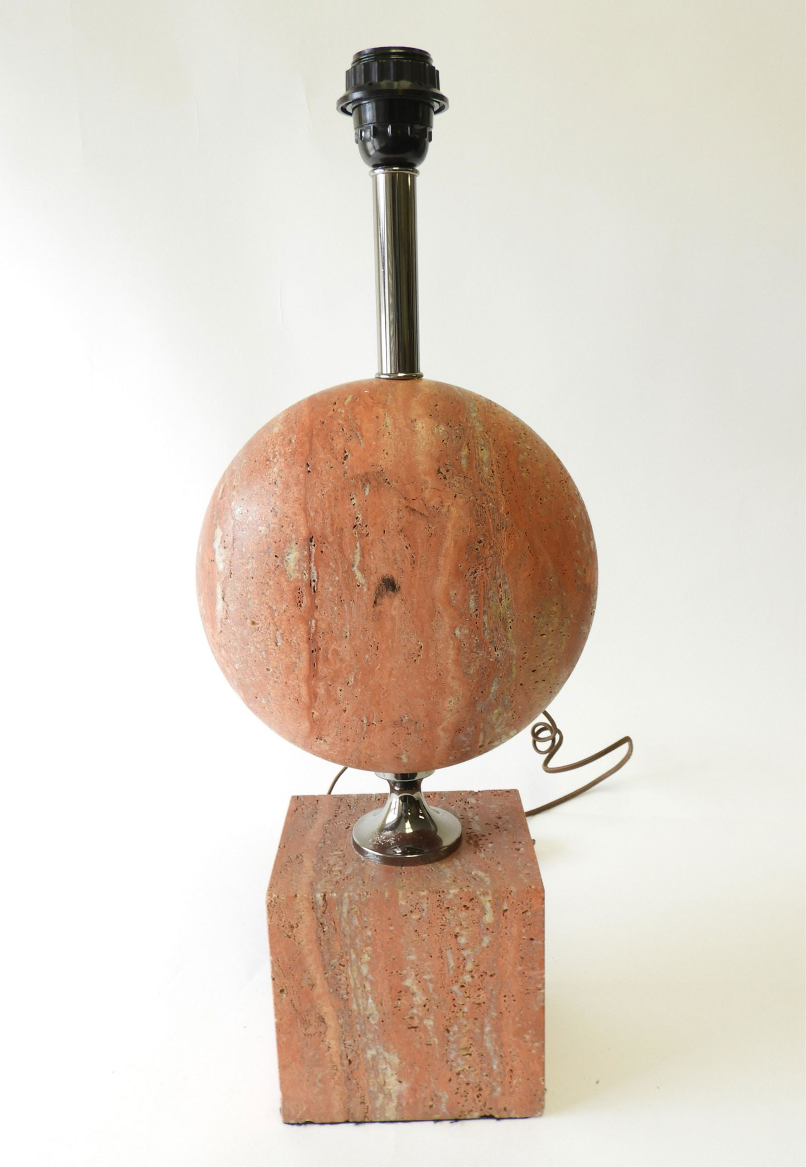 Philippe Barbier Red Marble Lamp (1 of 7)