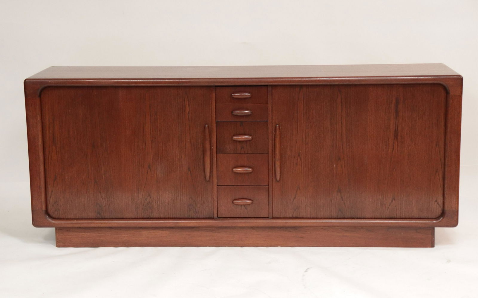 Danish Modern Mahogany Tambour Sideboard, 1965 (1 of 5)