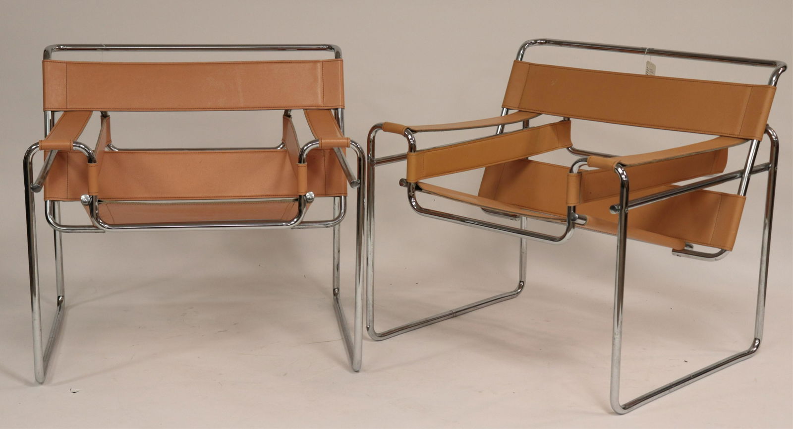 Pair Marcel Breuer Style Wassily B-3 Armchairs (1 of 4)