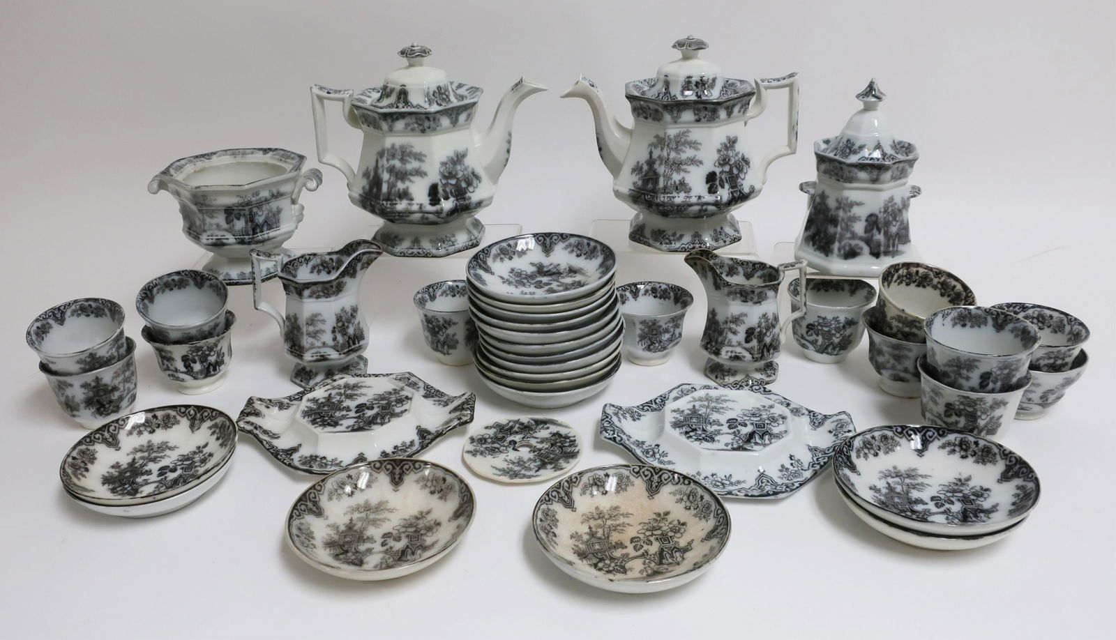 Bochara Pattern Mulberry Ironstone Transfer, 19th (1 of 4)