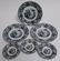 10 Cyprus Mulberry Ironstone Transferware, 19th C. - 5