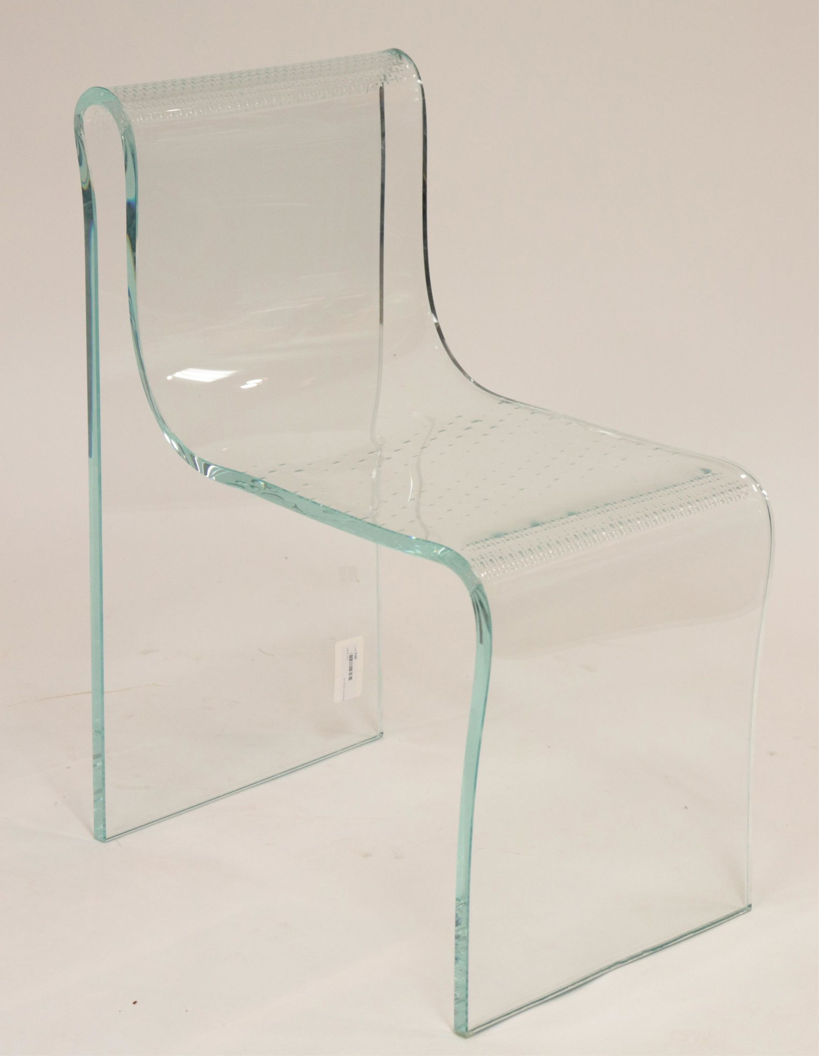 FIAM Etched Glass "Ghost" Chair, circa 1980 (1 of 4)