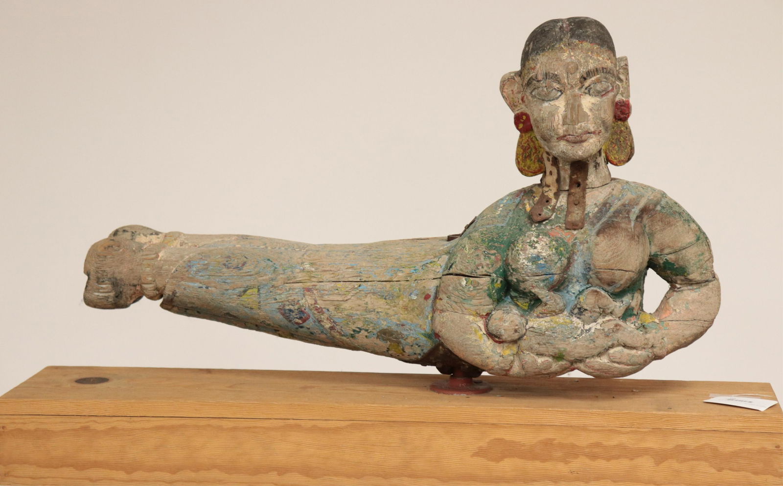 Hindu Polychromed Figural Weathervane, 19th C. (1 of 8)