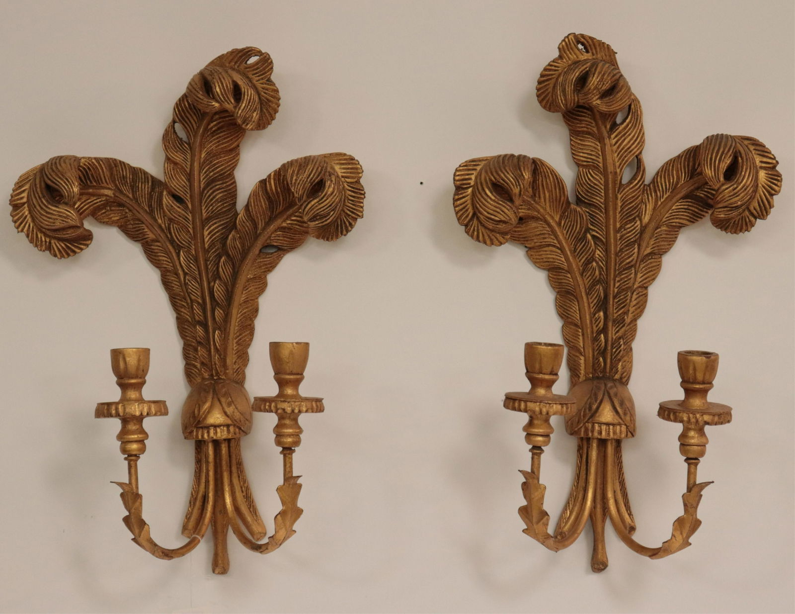 George III Style Painted Prince of Wales Sconces (1 of 4)