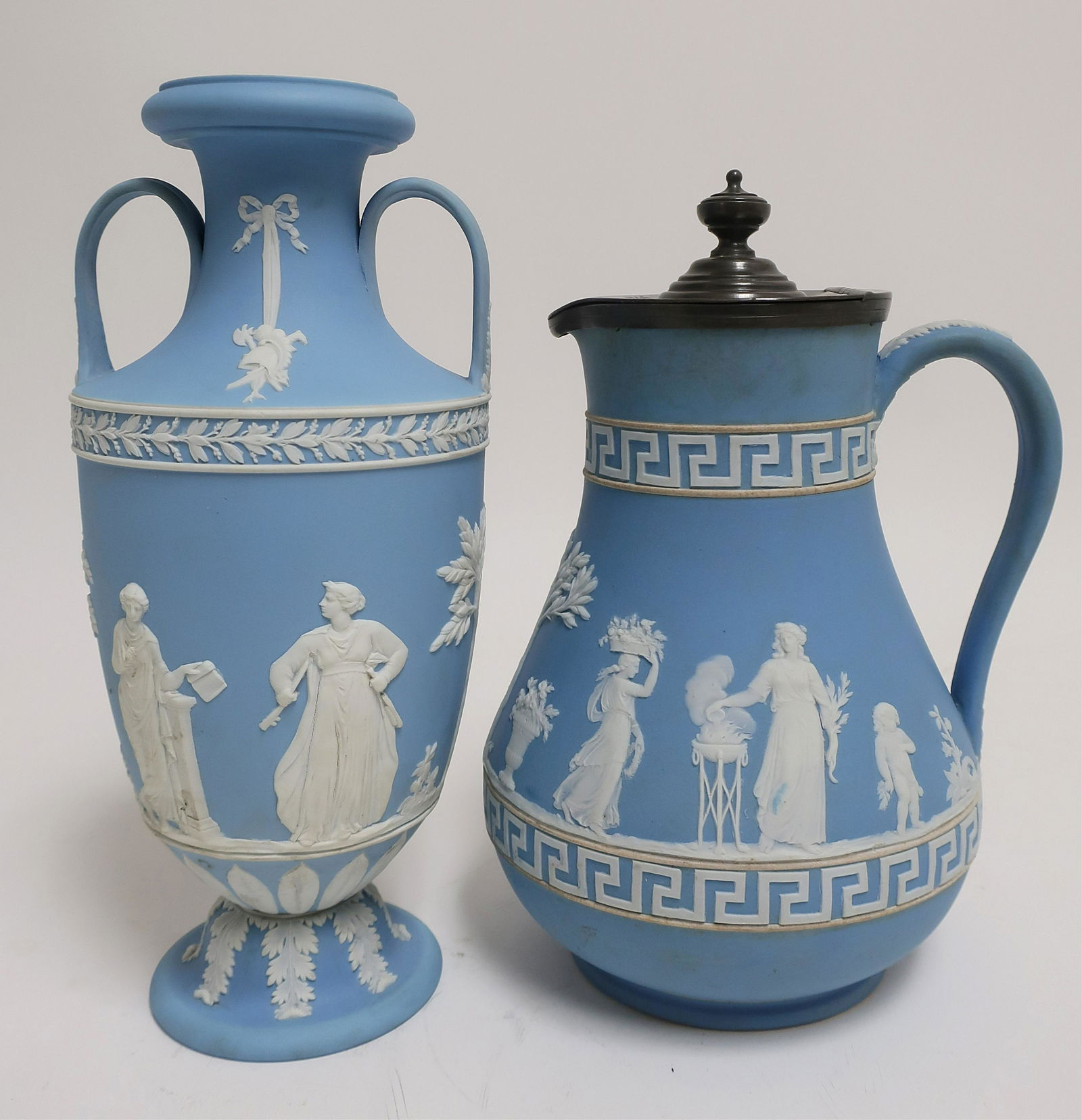 Wedgwood Jasper Dip Vase & Ewer (1 of 6)