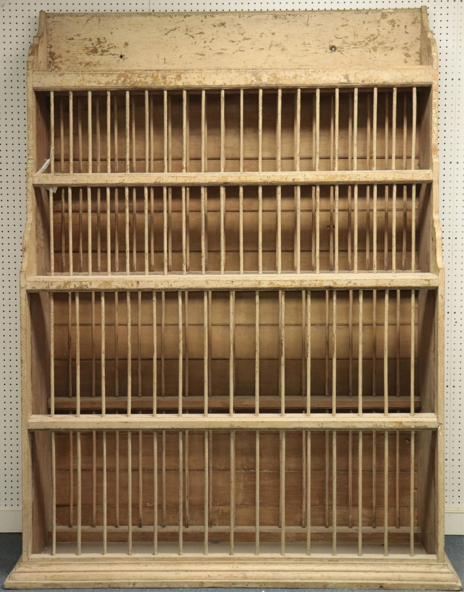 French Provincial Cream Painted Dryer, 19th C. (1 of 5)