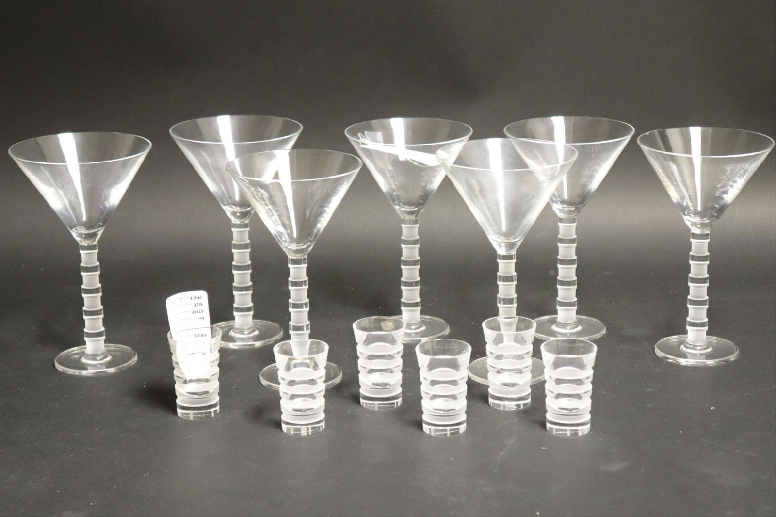 Salviati Etched Clear Glasses (1 of 5)