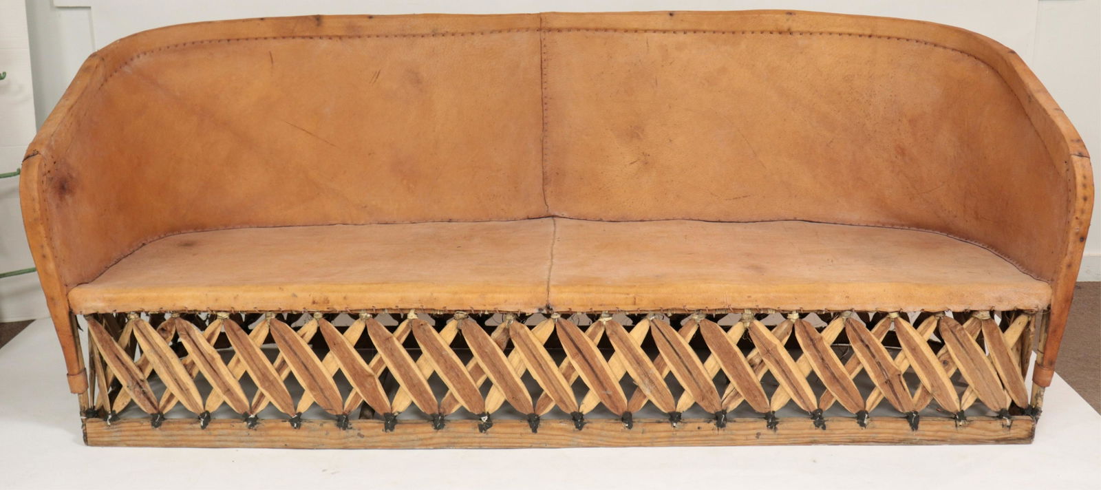 Mexican Equipale Sofa (1 of 9)