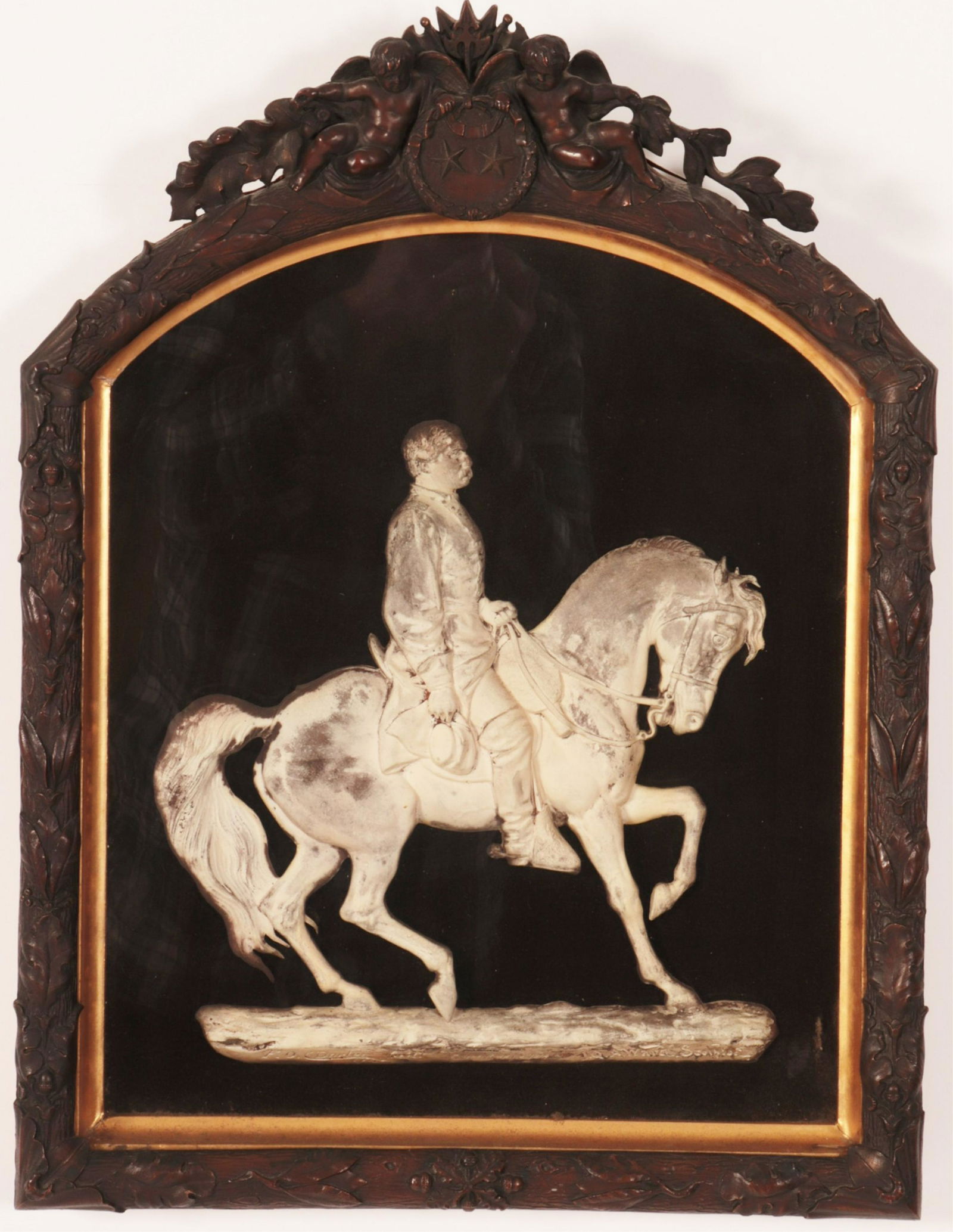 John Quincy Adams Ward, Relief Plaque of McClellan (1 of 4)