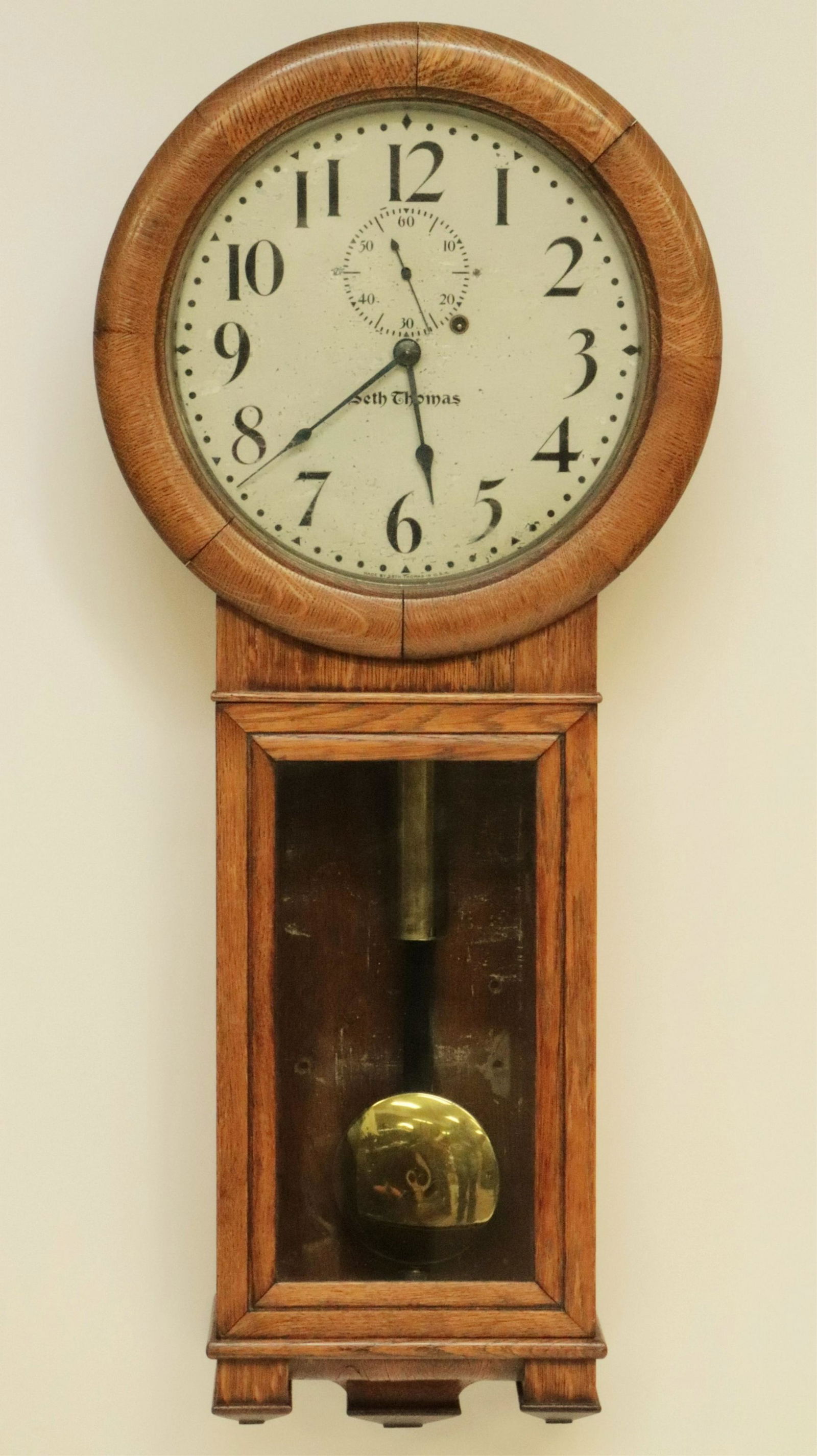 Seth Thomas Regulator Oak Case Clock (1 of 5)