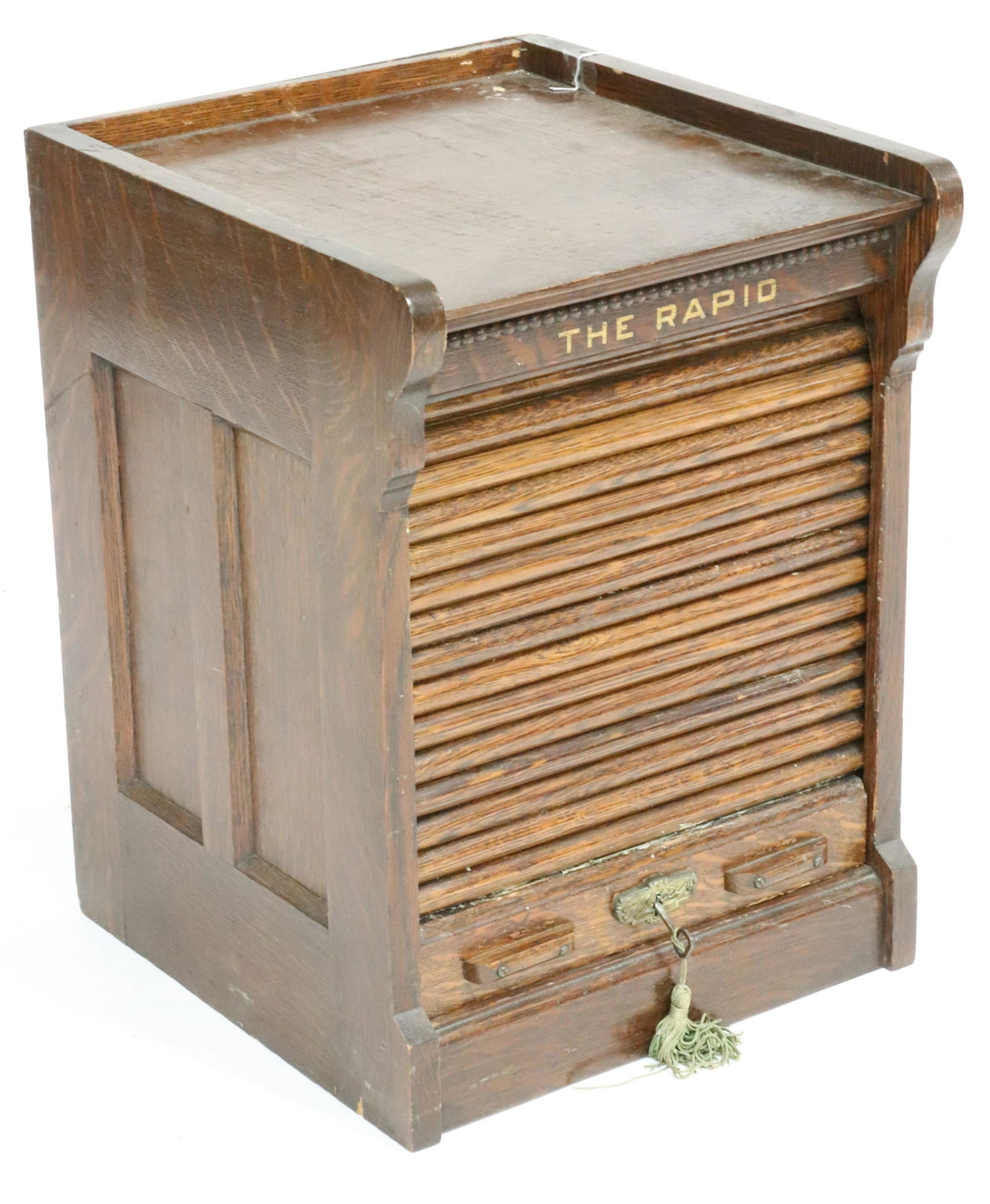 Oak "The Rapid" Tabletop Collector's Cabinet (1 of 5)