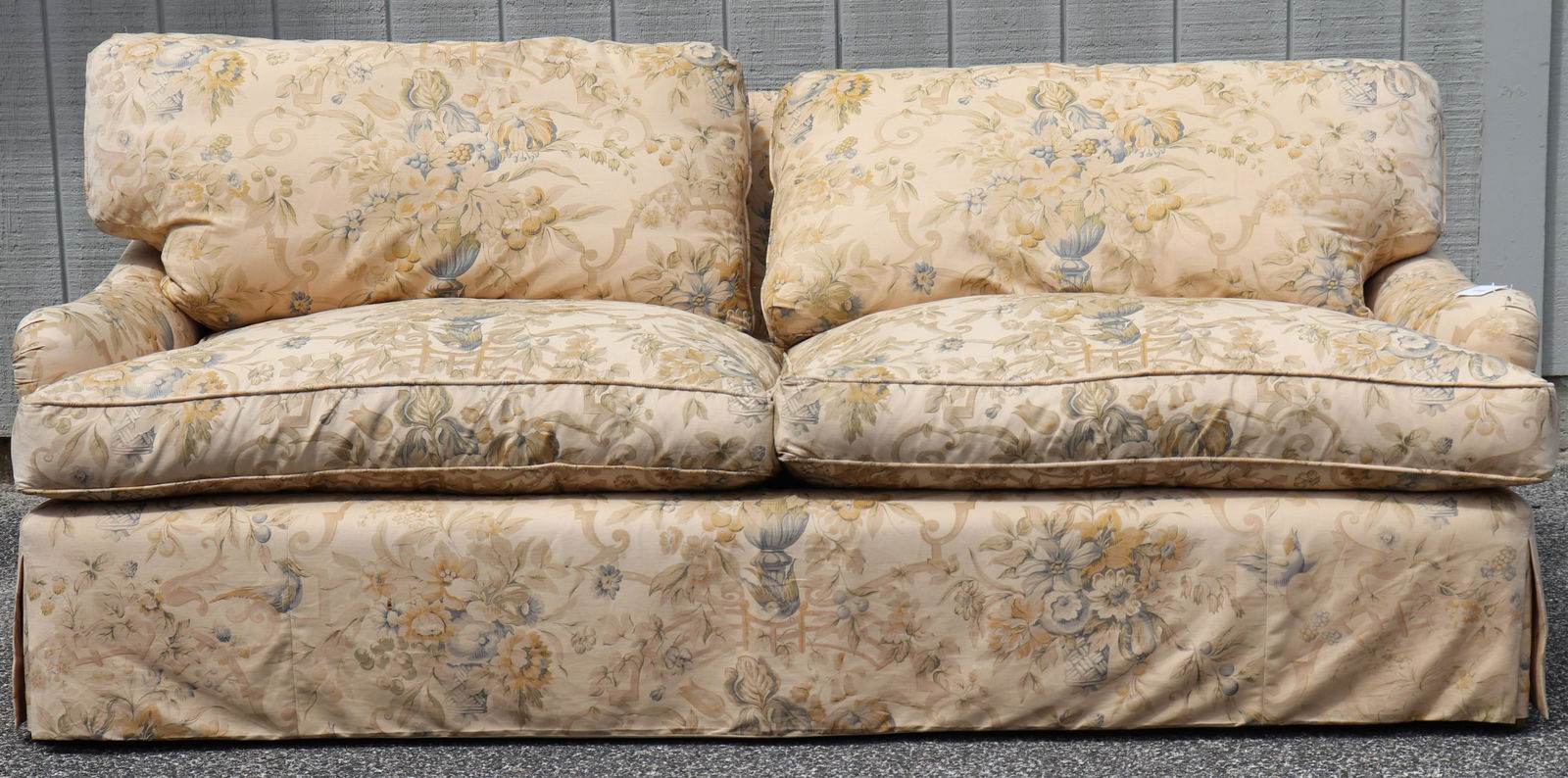 George Smith Floral Upholstered Sofa (1 of 10)
