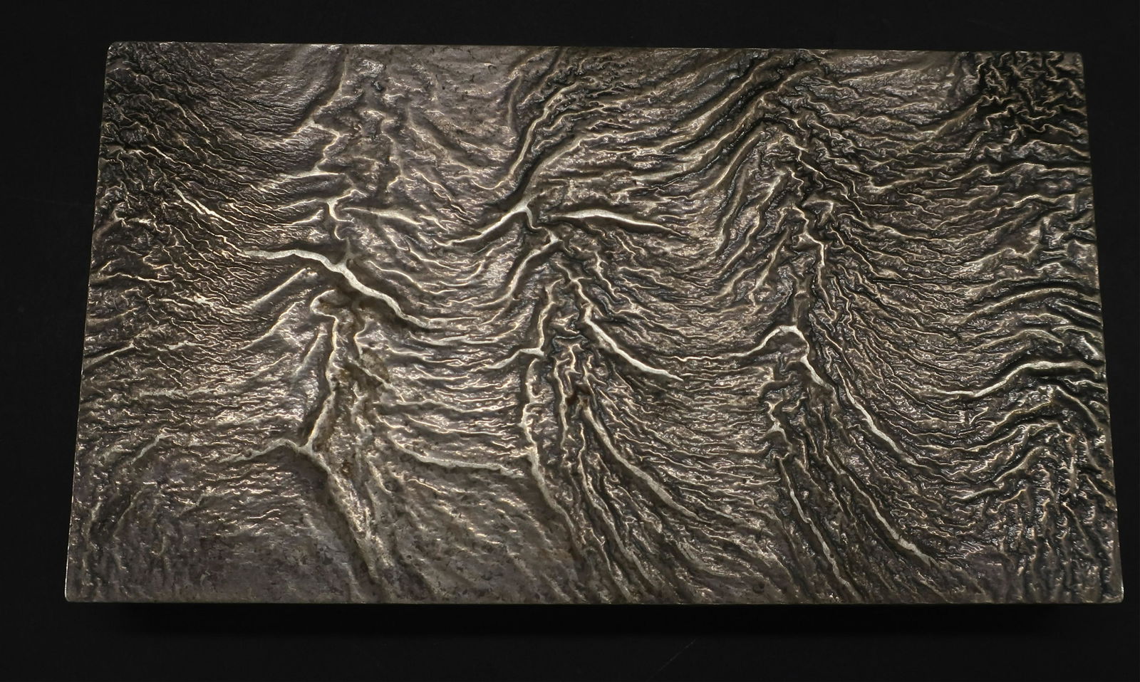 Tiffany Sterling Silver Samorodok Cigar Box (1 of 5)