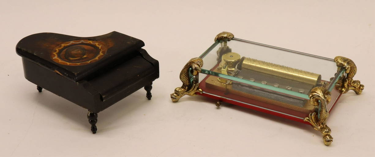 Reuge Switzerland & Vintage Sankyo Japan Music Box