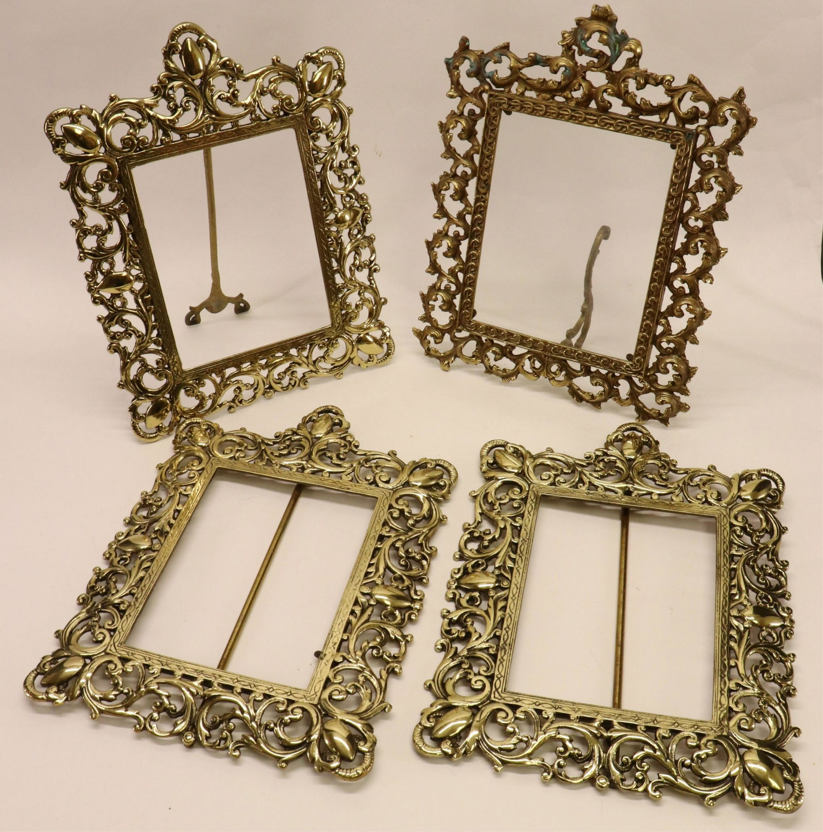 (4) Brass Easel Frames (1 of 5)
