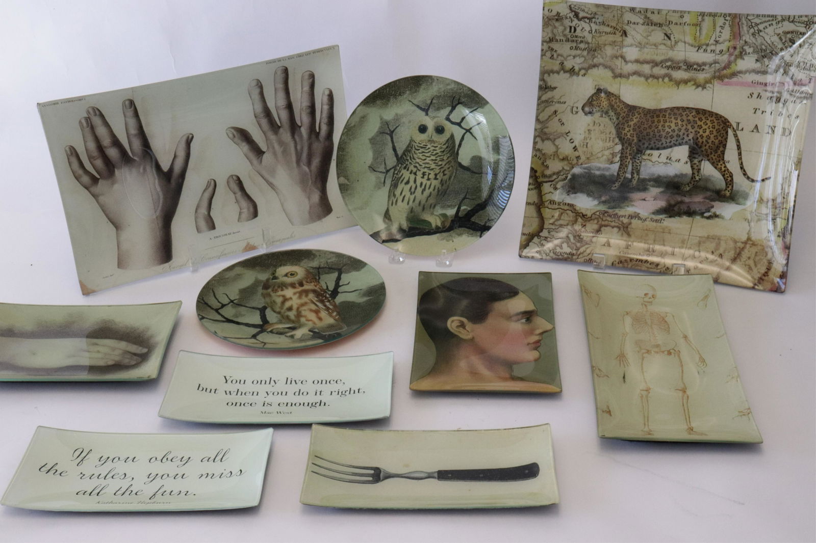 10 John Derian Glass Trays (1 of 13)